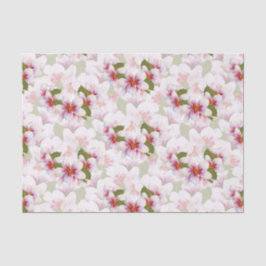 Hübsche Rosa Kirschblüten Wasserfarbe Seidenpapier