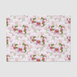 Hübsche Rosa Kirschblüten Wasserfarbe Seidenpapier