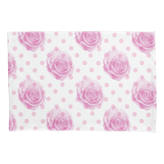Hübsche Rosa Kissenbezug (Vorderseite)