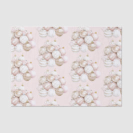 Hübsche Rosa Ornamente Weihnachten Seidenpapier