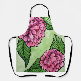 Hübsche rosa Peonies Schürze