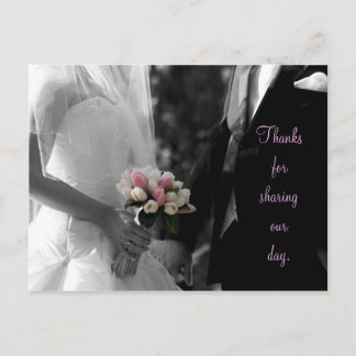 Hübsche Rosa Postkarte