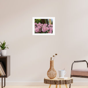 Hübsche rosa Rhododendren-Blüten Poster