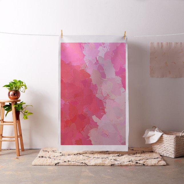 Hübsche rosa Schmetterlinge Stoff (Beispiel)