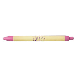 Hübsche Rosa-und Goldhosteß Kugelschreiber