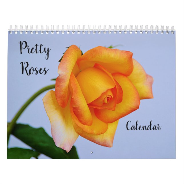 Hübsche Rose Blumenkalender Kalender (Titelbild)