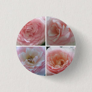 Hübsche Rose Button