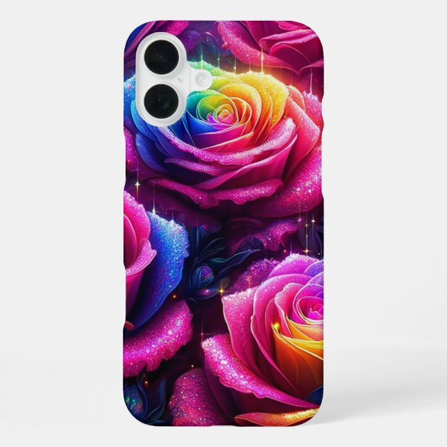 Hübsche Rose - Fall iPhone 16 Plus Hülle (Rückseite)
