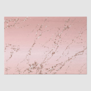 Hübsche Rose Gold Glitzer Streams Seidenpapier
