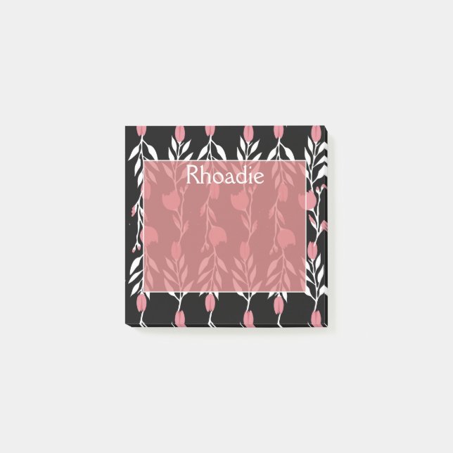 Hübsche Rose Post-it Klebezettel (Vorderseite)