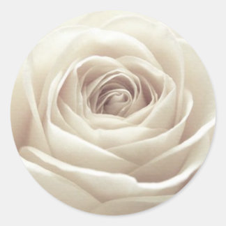 Hübsche Rose Runder Aufkleber