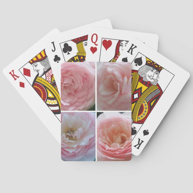 Hübsche Rose Spielkarten (Rückseite)