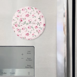 Hübsche Rosenblütenhochzeit Magnet
