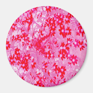 Hübsche Rote Blume Magnet