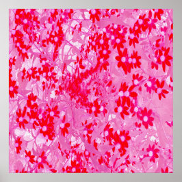 Hübsche Rote Blume Poster