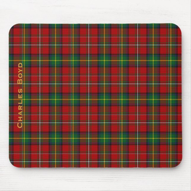 Hübsche rote u. grüne Boyd Mousepad (Vorne)