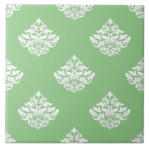 Hübsche Salbeigrün Viktorianische Blumenmuster Küc