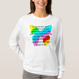 HÜBSCHE SCHALTFLY ISAIAH 41:10-DESIGN T-Shirt