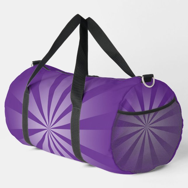 HÜBSCHE SCHATTEN LILA STERNEXPLOSION DUFFLE BAG (Rechte Ecke)