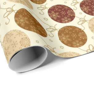 Hübsche schöne Pastel Weihnachtsliegebälle. Geschenkpapier