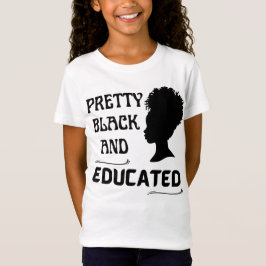 HÜBSCHE SCHWARZE UND BILDUNG T-Shirt