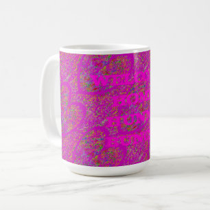 Hübsche, seidig glänzende, rosa Begrüßungs-Zuhause Kaffeetasse