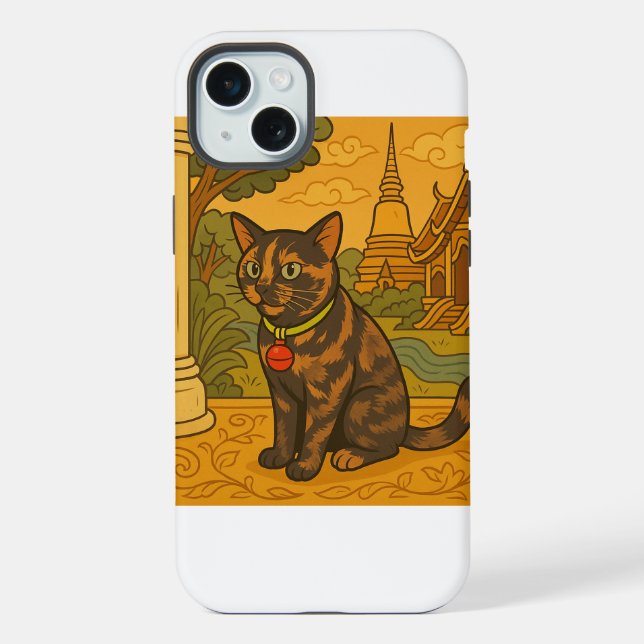 Hübsche Siam-Katze iPhone-Hülle iPhone 15 Plus Hülle (Rückseite)