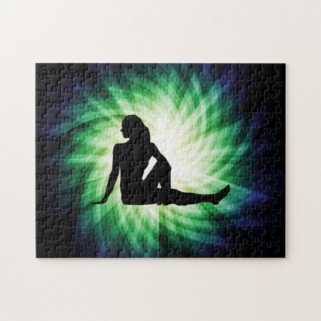 Hübsche Silhouette der Frau (Horizontal)