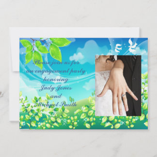 hübsche Sommer-Hochzeitseinladung Einladung