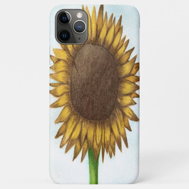 Hübsche Sonnenblume Case-Mate iPhone Hülle (Rückseite)