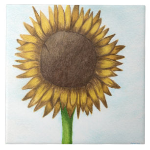Hübsche Sonnenblume Fliese