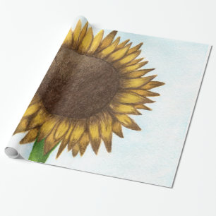 Hübsche Sonnenblume Geschenkpapier