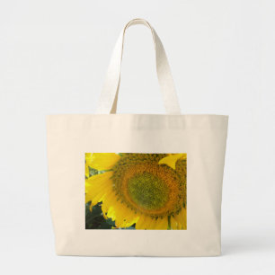 Hübsche Sonnenblume Jumbo Stoffbeutel