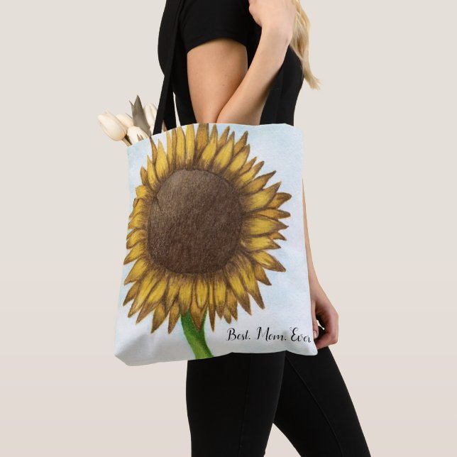 Hübsche Sonnenblume Tasche (Von Nahem)