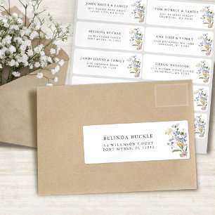 Hübsche Spring-Wildblume: Name des Wiesengängers Aufkleber