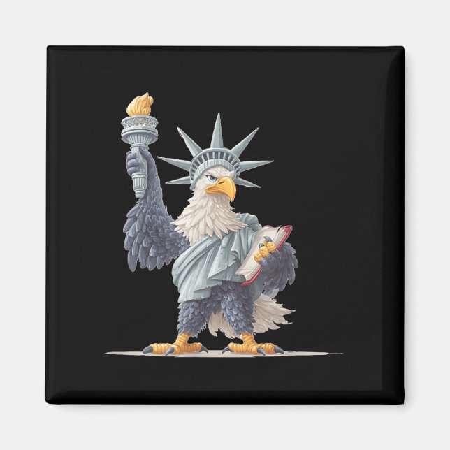 Hübsche Statuenkostüme für Patriotische Kleidung L Magnet (Vorne)