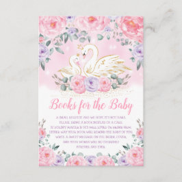 Hübsche Swan Princess Duschbücher für die Babybibl Begleitkarte