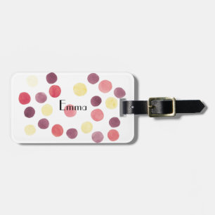 Hübsche Sweet Circles-Gepäckmarke Gepäckanhänger