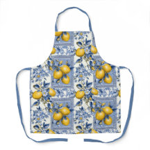 Hübsche Talavera Tile All-over Print Schürze Lemon