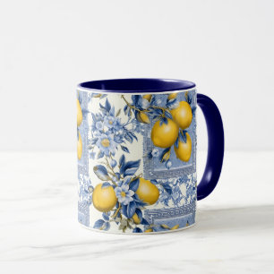 Hübsche Talavera-Tile-Multimedia-Lemons Tasse