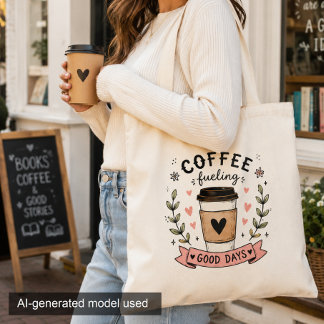 Hübsche Tasse Kaffee Liebhaber Geschenk Tägliche E Tragetasche