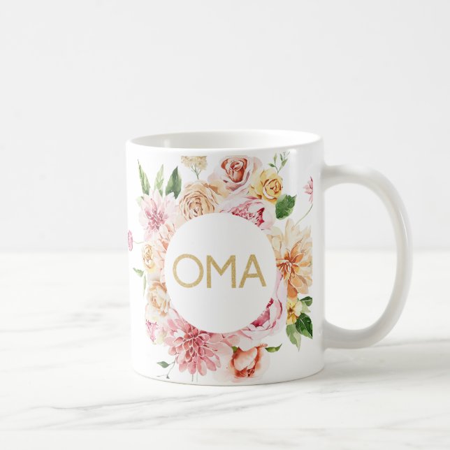 Hübsche Tasse von Oma floral (Rechts)