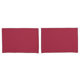 Hübsche tiefe Rose Solid Print Kissenbezug