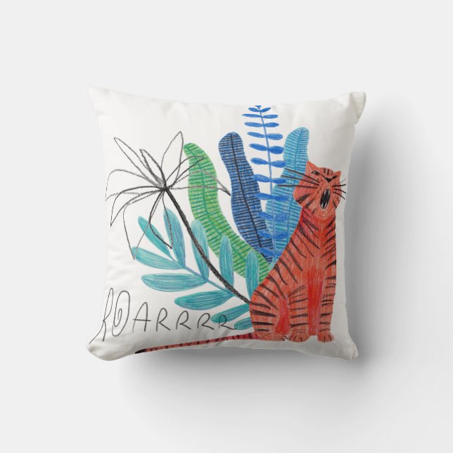 Hübsche Tiere Kids Kissen Kissen (Vorderseite)