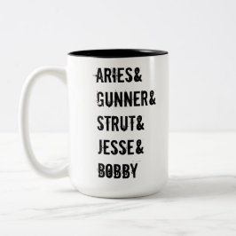 Hübsche tödliche NamensTasse Zweifarbige Tasse