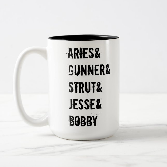Hübsche tödliche NamensTasse Zweifarbige Tasse (Links)