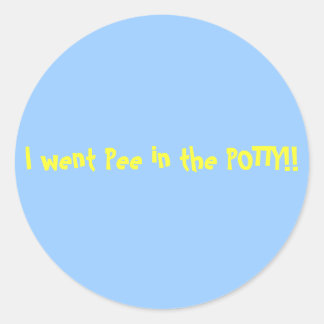 Hübsche Trainingsaufkleber Runder Aufkleber