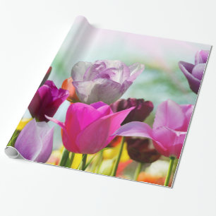 Hübsche Tulips Geschenkpapier