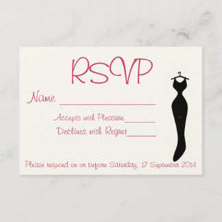 Hübsche UAWG RSVP Karte