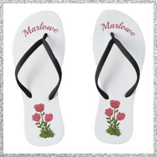 Hübsche und elegante Rose Flip Flops